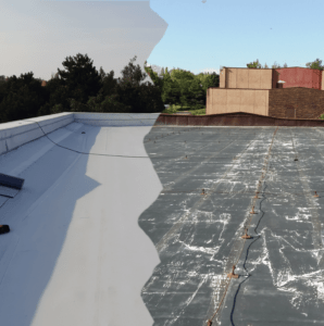 Projekt na opravu ploché střechy parkovacího domu (2020)
